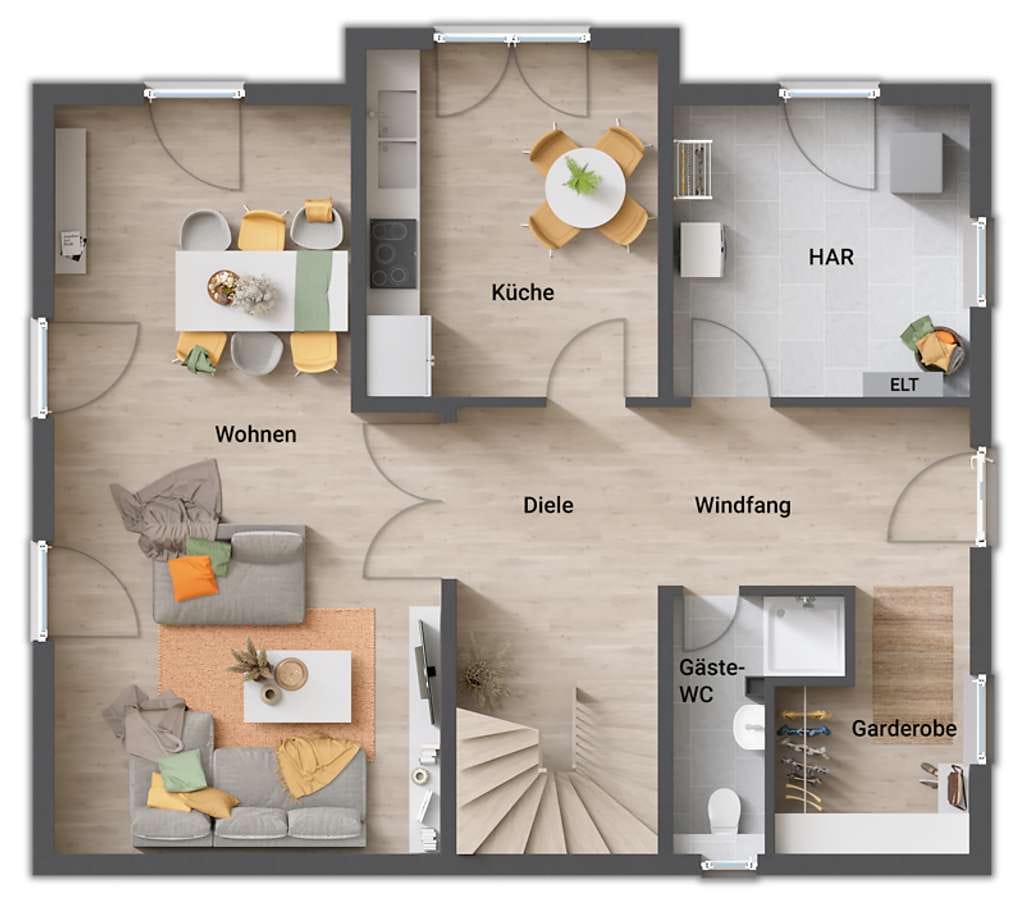 Immobilie in Fahrenbach - Strahlend und lauschig – ein Traumhaus für die Familie - Bild 4