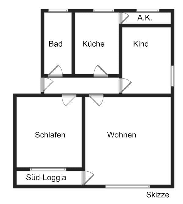 Immobilie in Schierling - EI6755 Schöne 3-Zimmer-Eigentumswohnung mit Süd-Balkon / Schierling - Bild 0