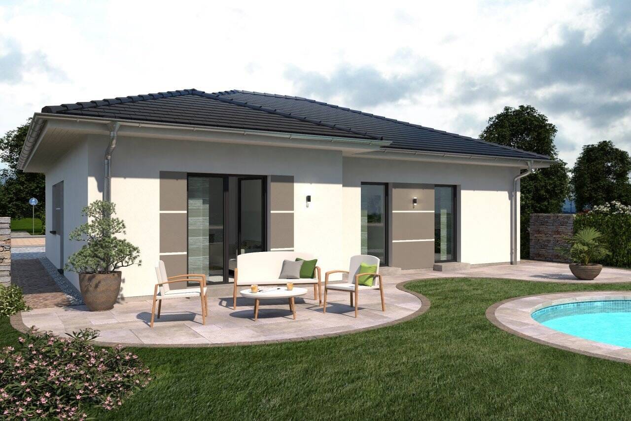 Immobilie in Elfershausen - Individueller Bungalow in Elfershausen - Flexibilität trifft auf nachhaltiges Wohnen - Bild 0