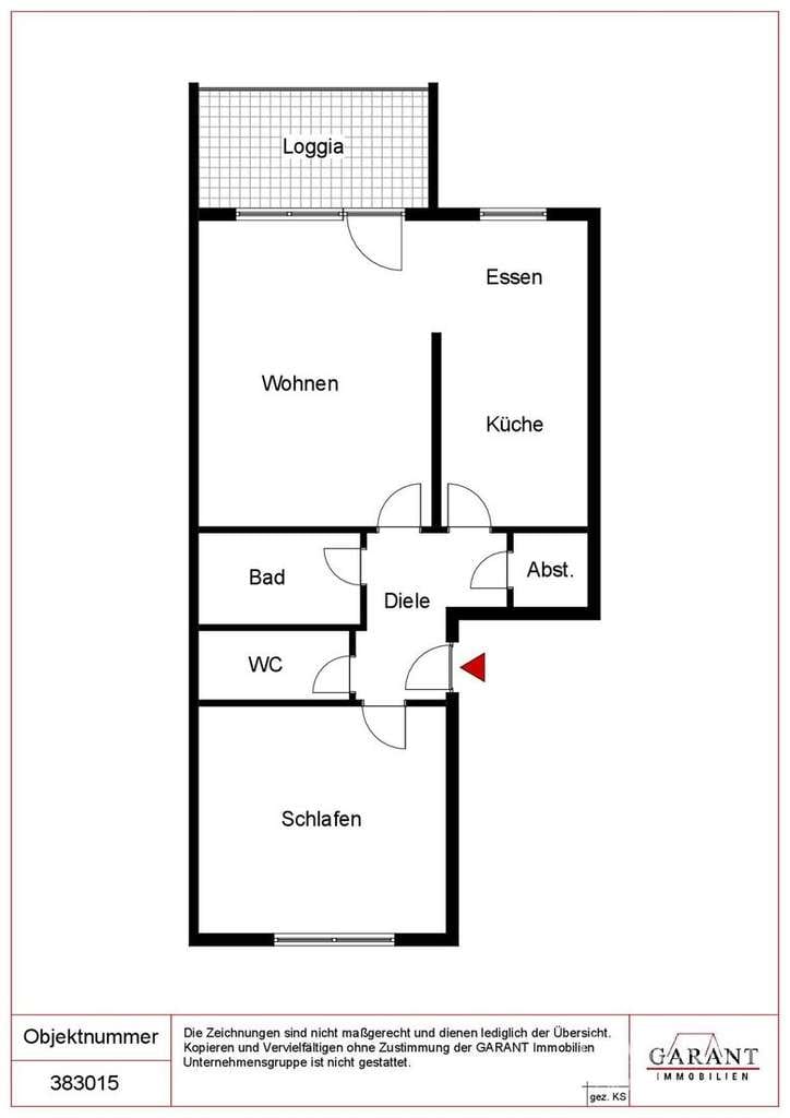 Immobilie in Tamm - Gepflegte 2 1/2 Zimmer-Wohnung mit Balkon und PKW-Stellplatz! - Bild 0